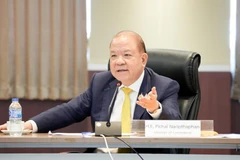 Thai Minister of Commerce Pichai Naripthaphan chairs a meeting at the Ministry of Commerce in Bangkok on November 25, 2024. (Photo: Thailand's Ministry of Commerce)