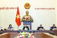 National Assembly Chairman Tranh Thanh Man speaks at a session of the Standing Committee. (Photo: VNA)