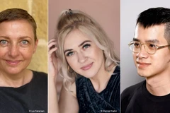 The Berlinale 2025's International Short Film Jury: (from left to right) Jing Haase, Dascha Dauenhauer, and Pham Ngoc Lan. (Source: Berlinale 2025)