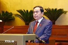 National Assembly Chairman Tran Thanh Man delivered an opening speech at the session. (Photo: VNA)