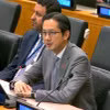 Ambassador Do Hung Viet, Permanent Representative of Vietnam to the UN, speaks at the general debate held by the Economic and Financial Committee (Second Committee) of the 81st session of the United Nations General Assembly in New York on October 14, 2026. (Photo: VNA)