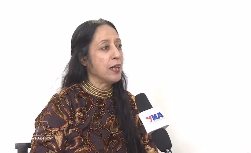 Professor Reena Marwah of the University of Delhi (Photo: VNA)