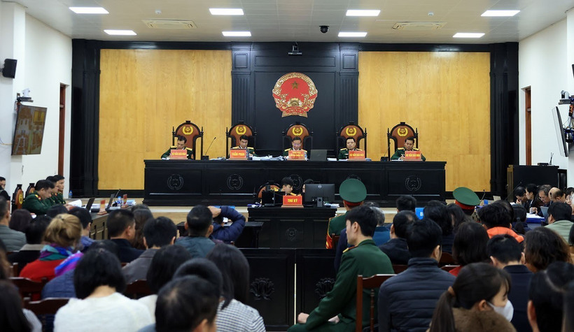 At the court hearing (Photo: VNA)