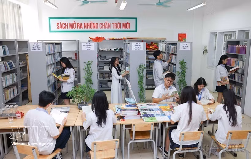 Hanoi has over 1,100 libraries and numerous cultural and educational spaces in the community. (Photo: VNA)