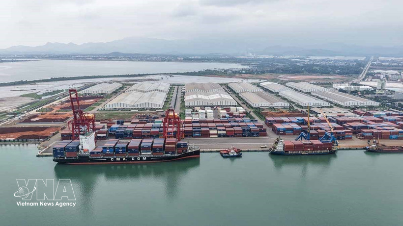 Chu Lai International Seaport. (Photo: VNA)