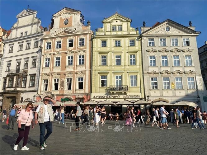 A view of Prague's Old Town around the Astronomical Clock (Orloj), the Czech Republic (Photo: VNA)