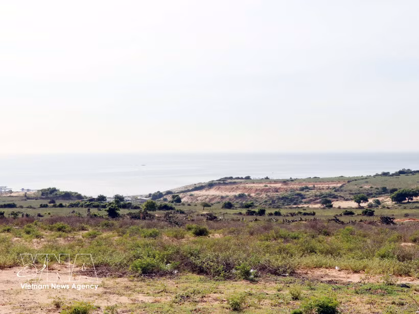 The site planned for the Ninh Thuan 1 nuclear power plant in Phuoc Dinh commune of Khanh Hoa province (Photo: VNA)