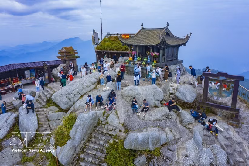 A relic of the Yen Tu complex of historical monuments and scenic landscapes in Quang Ninh province. (Photo: VNA) 