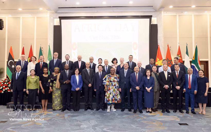 Delegates at the ceremony marking the 63rd Africa Day (May 25, 1963 – 2026) in Hanoi on May 22. (Photo: VNA)