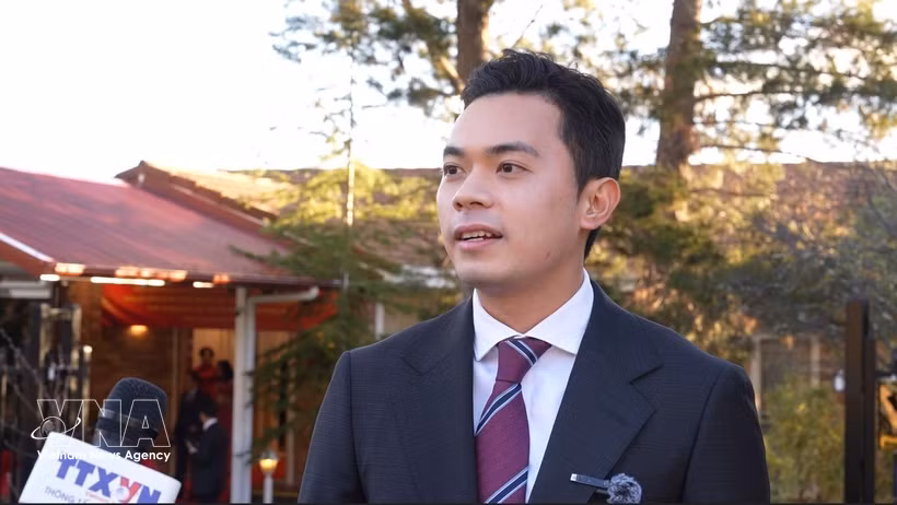 Huynh Tan Dat, President of the Vietnamese Students’ Association in Australia (Photo: VNA)