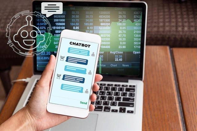 A banking chatbot addresses urgent operational needs in digital transformation. (Photo: VNA)