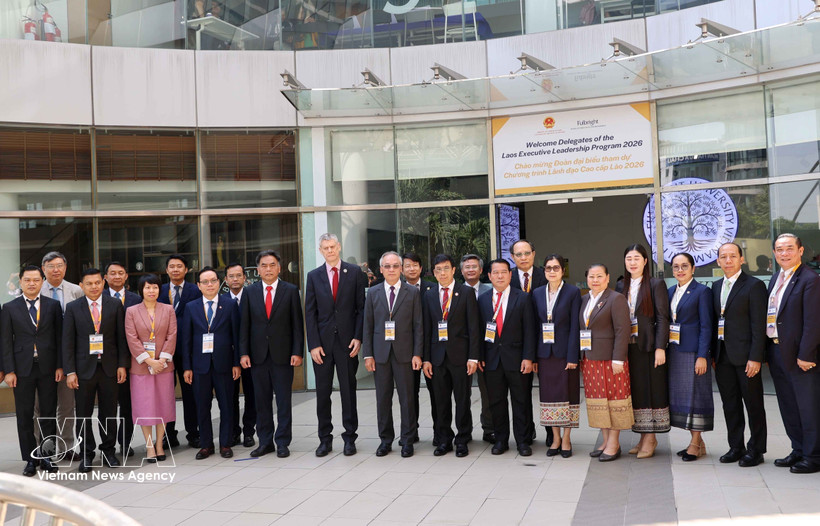 Participants in the opening of the Laos Executive Leadership Programme 2026 (Photo: VNA)