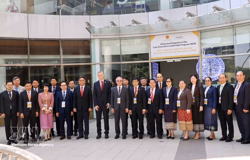 Participants in the opening of the Laos Executive Leadership Programme 2026 (Photo: VNA)