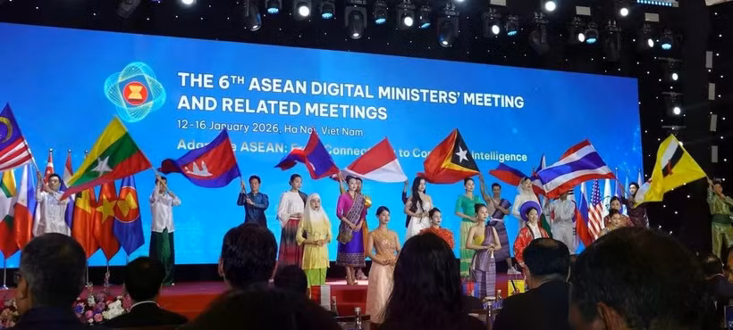 The sixth ASEAN Digital Ministers’ Meeting (ADGMIN) approves the Hanoi Declaration on digital cooperation, reaffirming the bloc’s goals and principles as outlined in the 1967 Bangkok Declaration and the ASEAN Charter. (Photo: ASEAN/Facebook)