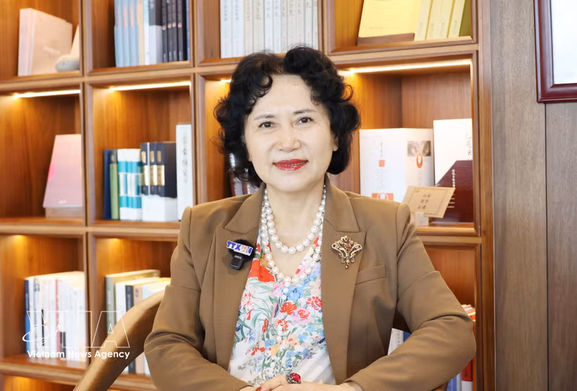 Professor Tao Yitao, Director of the China Centre for Special Economic Zone Research (Photo: VNA)