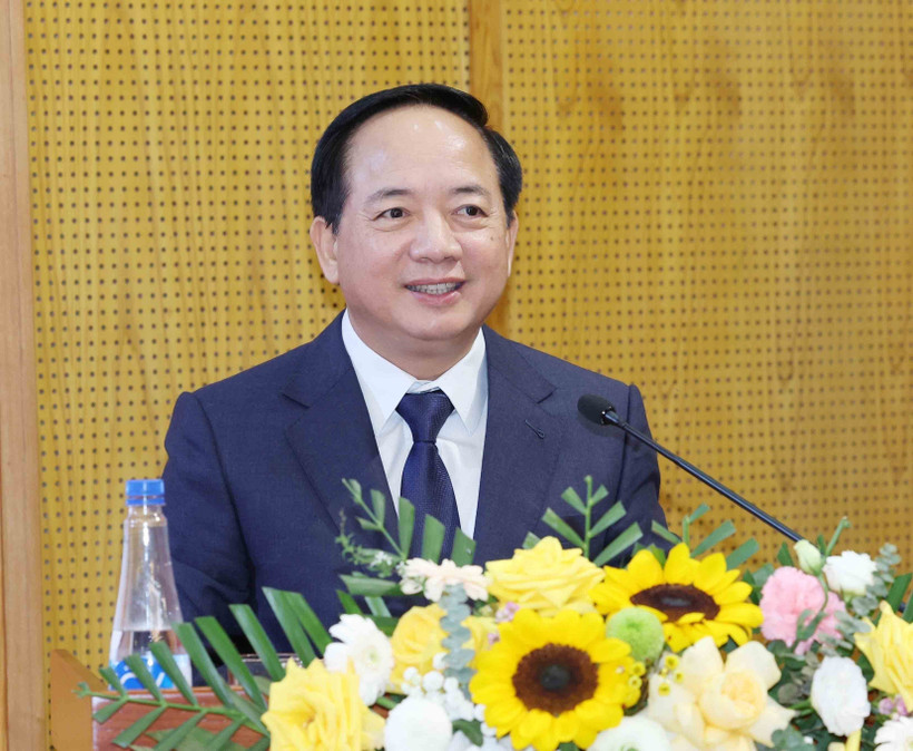 Secretary of the Party Central Committee and head of the committee's Commission for Information, Education and Mass Mobilisation Trinh Van Quyet (Photo: VNA)