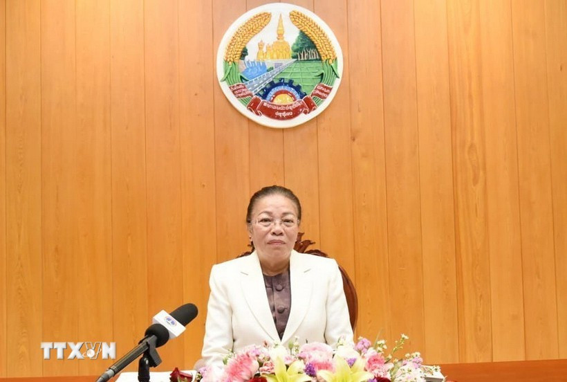 Sounthone Xayachak, Secretary of the Lao People’s Revolutionary Party (LPRP) Central Committee, Vice President of the National Assembly of Laos (Photo: VNA)