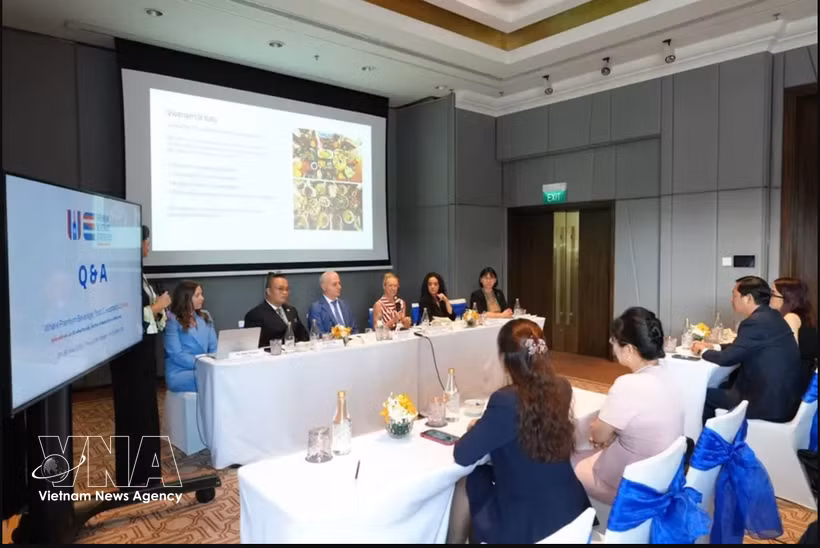 Organisers hold a press conference on the Premium Beverage Experience Vietnam 2026 on June 9. (Photo: VNA)