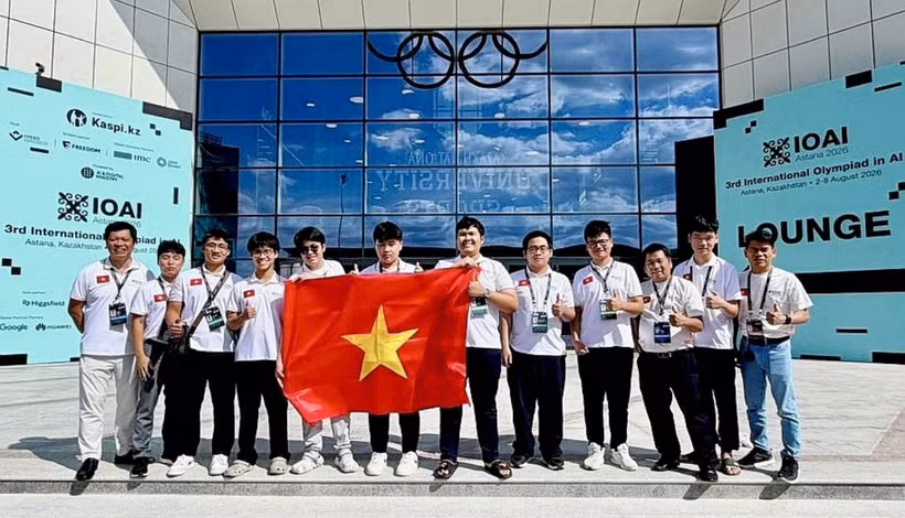 Vietnam grabs two gold, one silver and four bronze medals at the third International Olympiad in Artificial Intelligence. (Photo published by VNA)