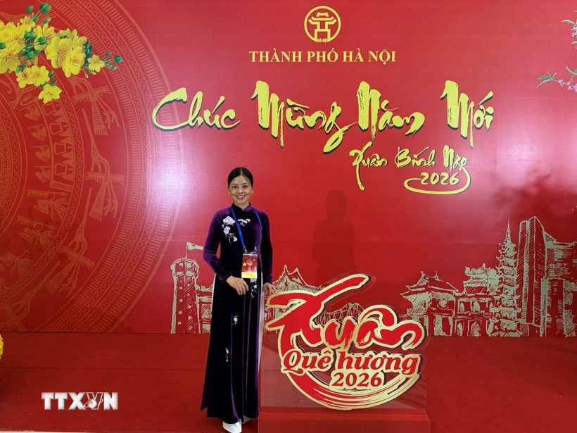 Nguyen Thi Lien, Head of the Vietnamese Language Club in Malaysia and Vice Chairwoman of the Vietnamese Women’s Association in Malaysia. (Photo: VNA)