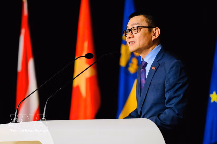 Vietnamese Ambassador to Austria Vu Le Thai Hoang (Photo: VNA)