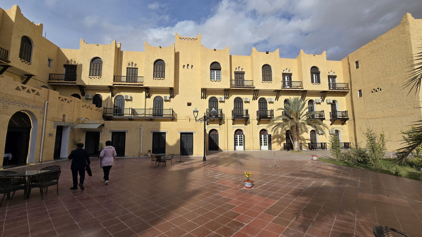 Trans Atlantic Hotel, now known as the AN Hotel, in Biskra province in southern Algeria. (Photo: VNA)
