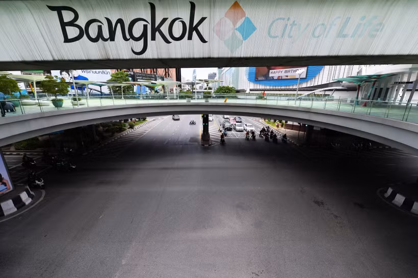 A street in Bangkok, Thailand (Photo: Xinhua/VNA)