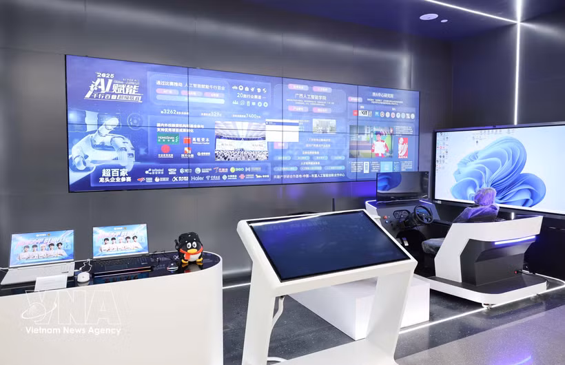 China–ASEAN Artificial Intelligence Application Cooperation Centre deeply integrates future technologies with distinctive ASEAN cultural characteristics. (Photo: VNA) 