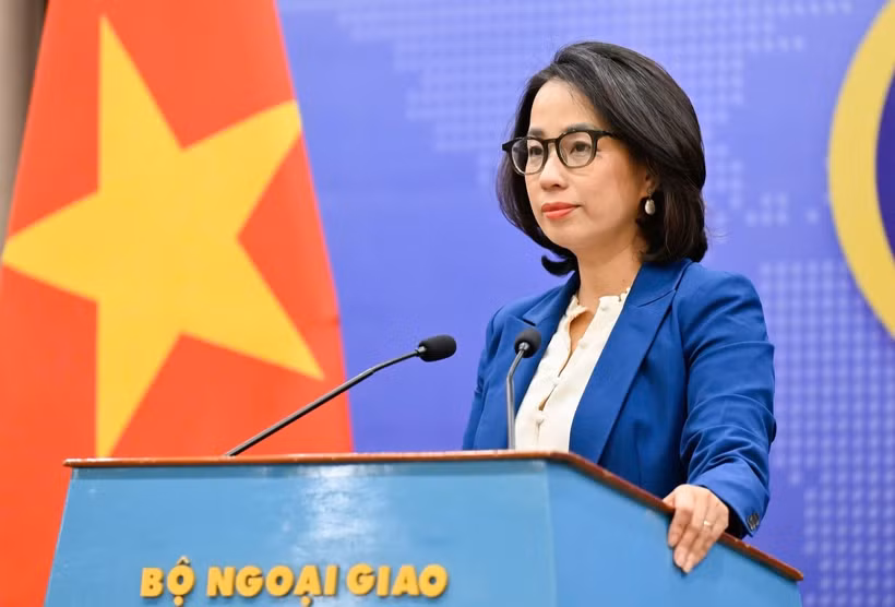 Spokeswoman of the Vietnamese Ministry of Foreign Affairs Pham Thu Hang. (Photo: Ministry of Foreign Affairs)