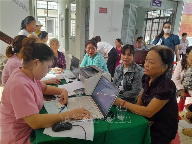 At Phu Rieng communal medical station in Dong Nai province (Photo: VNA)