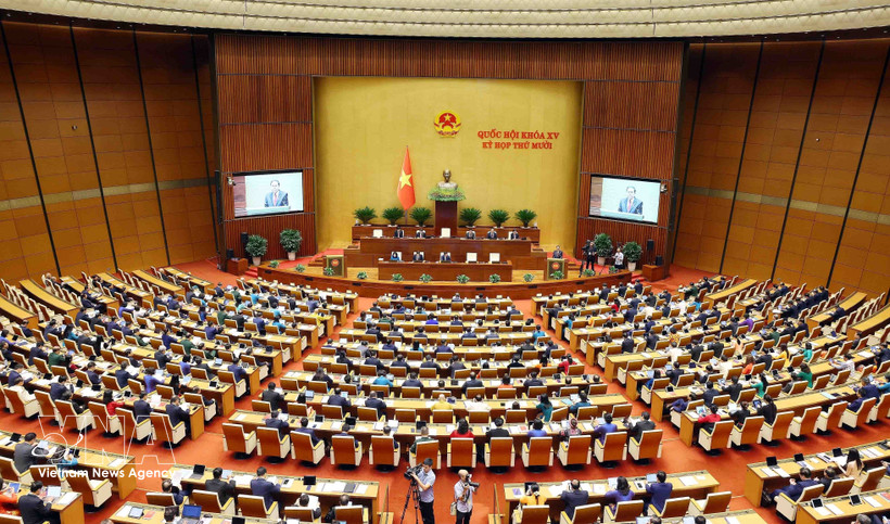 An overview of the opening sitting of the 15th NA's 10th session on October 20, 2025 (Photo: VNA)