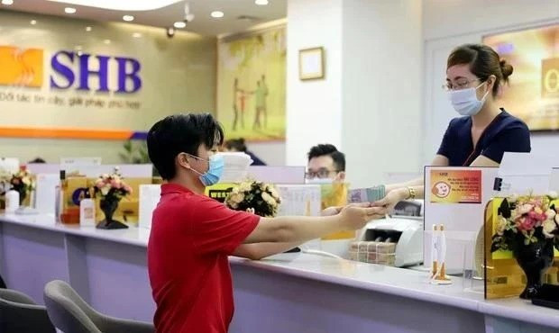 A transaction office of the Sai Gon – Hanoi Commercial Joint Stock Bank (SHB). (Photo: VNA)