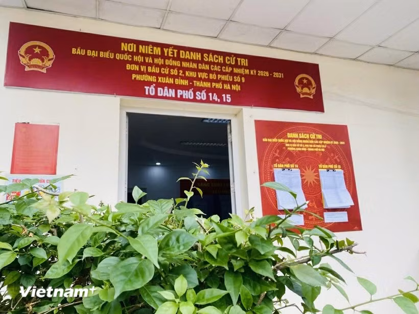 The election of deputies to the 16th NA and People's Councils at all levels for the 2026-2031 tenure takes place on March 15. (Photo: VNA)