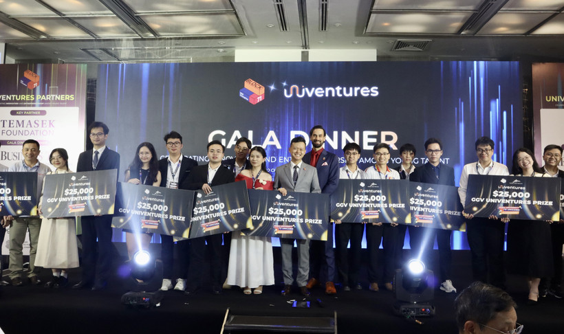 Top 10 start-ups from Vietnamese universities receive innovation support from Singapore. (Photo: VNA)