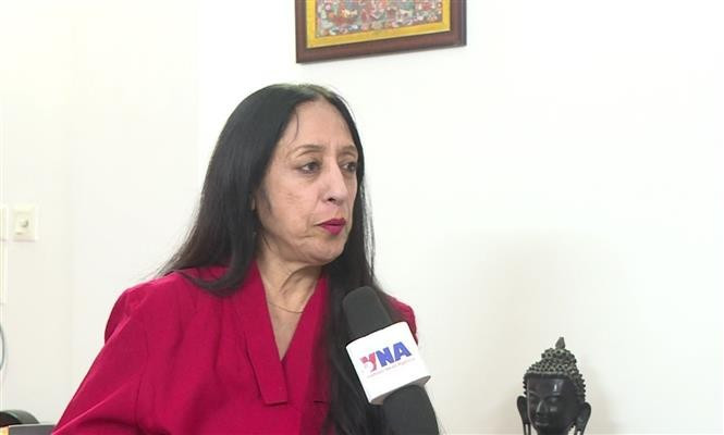 Professor Reena Mahwar of the University of Delhi, Secretary-General of the Association of Asian Scholars. (Photo: VNA)