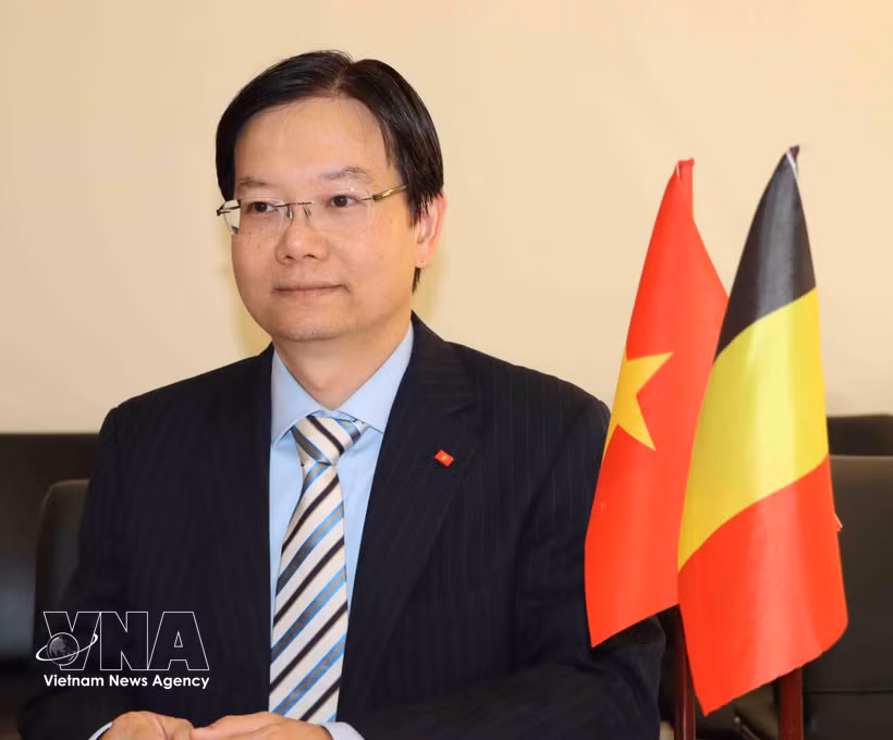 Tran Ngoc Quan, Vietnam’s Trade Counsellor in Belgium and the EU. (Photo: VNA)