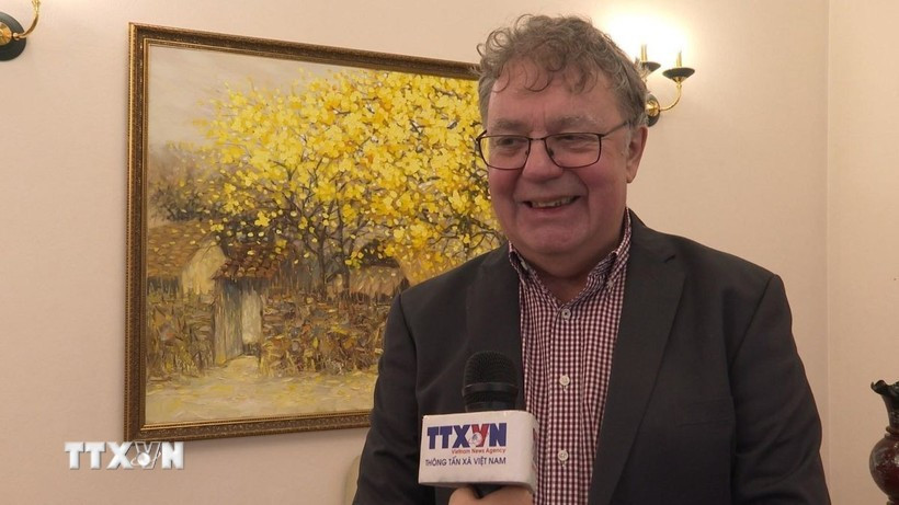 Patrik Köbele, Chairman of the German Communist Party (DKP). (Photo: VNA)