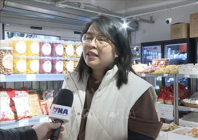 Do Thi Quynh Phuong, owner of Viet–France Market (Photo: VNA)