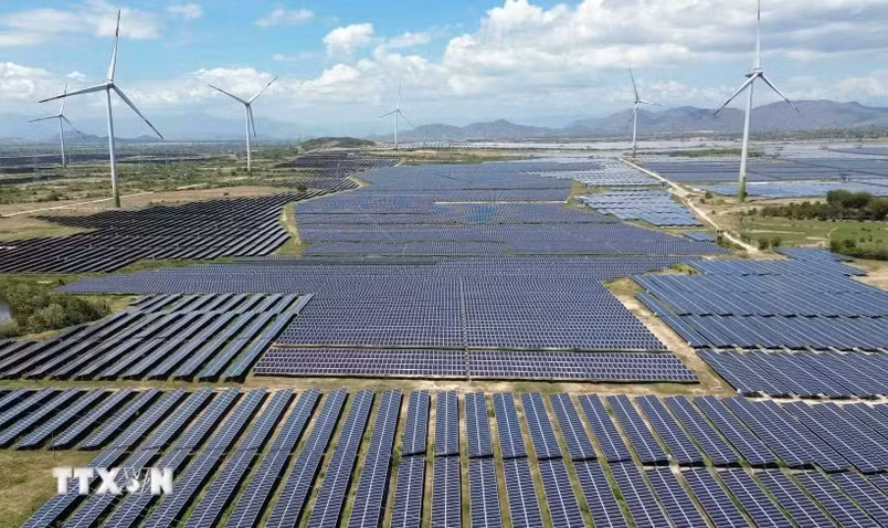 Solar power system in Khanh Hoa province (Photo: VNA)
