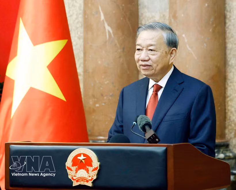 Party General Secretary and State President To Lam (Photo: VNA)