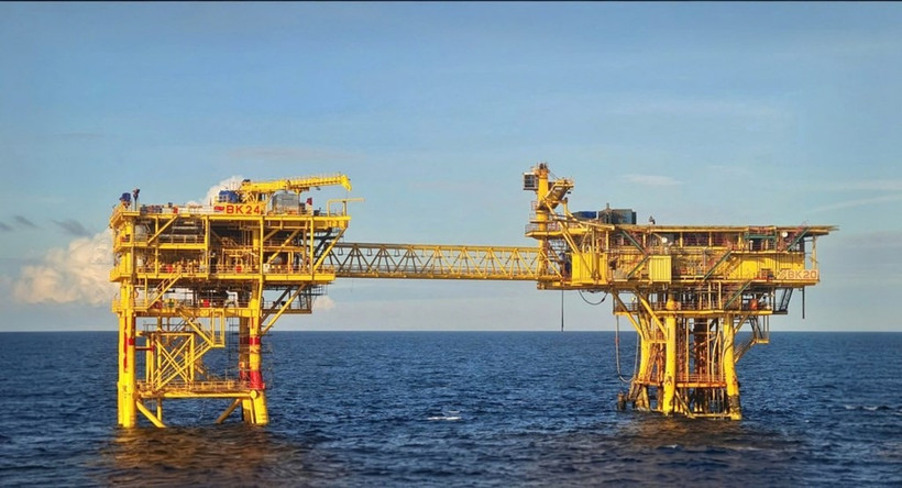 Vietsovpetro's BK24 wellhead platform at White Tiger oilfield. (Photo: Vietsovpetro)