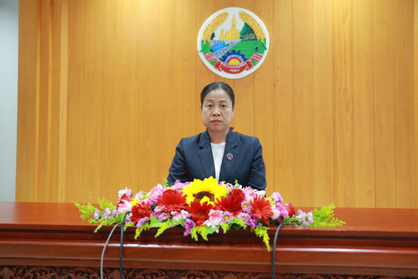 Amphayvone Lombounpheng, Head of the Lao National Assembly Office and member of the Party Central Committee (Photo: Lao News Agency KPL)