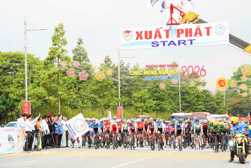 Biwase Tour of Vietnam kicks off in Ho Chi Minh City on March 4. (Photo: VNA)