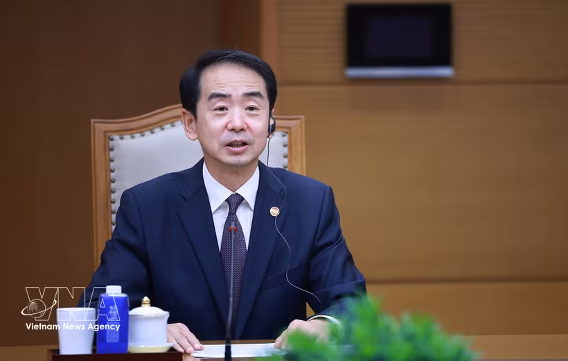 Chinese Ambassador to Vietnam He Wei (Photo: VNA)