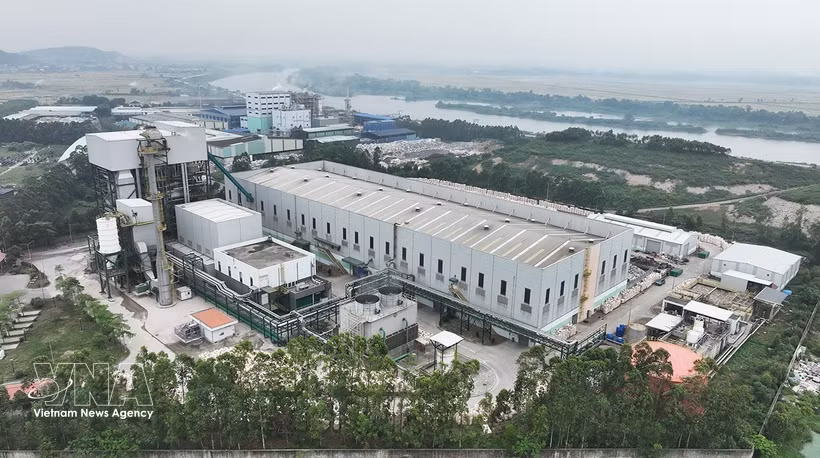 Thang Long waste-to-energy plant in the northern province of Bac Ninh. (Illustrative photo: VNA)