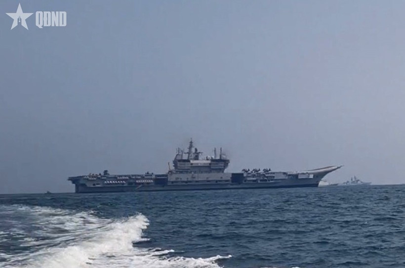 Indian aircraft carrier INS Vikrant. (Photo: qdnd.vn)