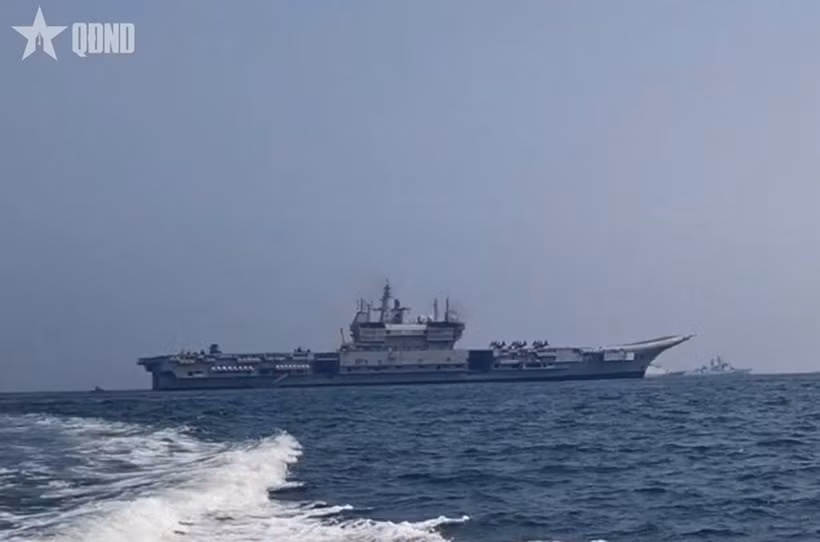 Indian aircraft carrier INS Vikrant. (Photo: qdnd.vn)