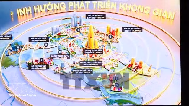 Hanoi approves 100-year master plan, with Red River as a hub. (Photo: VNA)