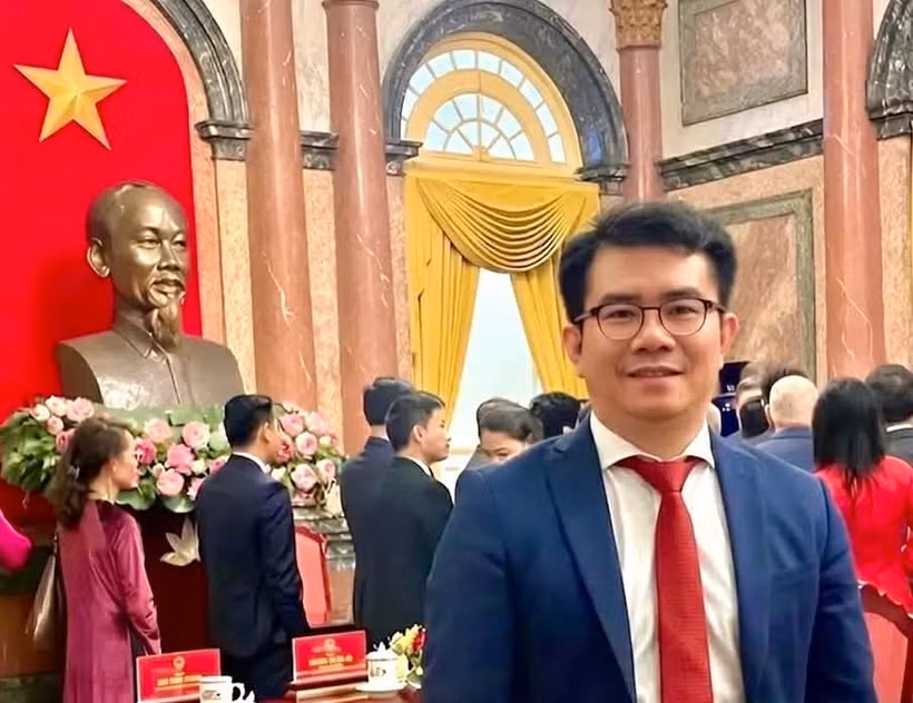 Pham Khanh Nam, Editor-in-Chief of Huong Viet Magazine in Germany (Photo published by VNA)
