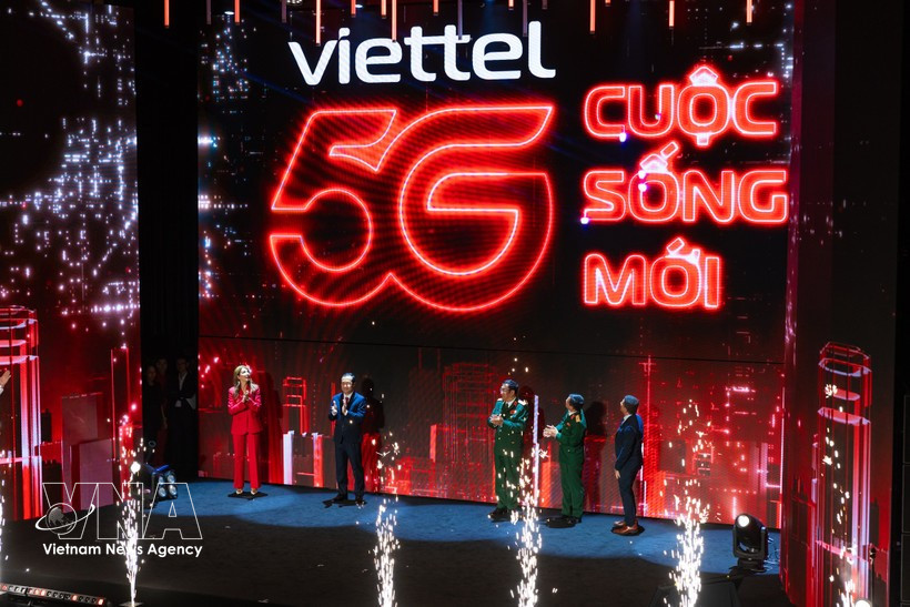 Viettel launches 5G network services in October 2024. (Photo: VNA)